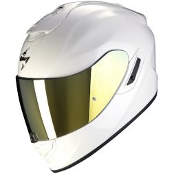 Мотошлем Scorpion Exo-1400 Evo Air Solid, цвет Белый Перламутровый
