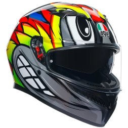 Мотошлем AGV K-3 Birdy 2.0 Grey/Yellow/Red