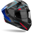 Мотошлем AIROH Matryx Rocket Blue/Red Gloss
