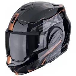 Мотошлем Scorpion Exo-Tech Evo Traveller, цвет Черный/Медный