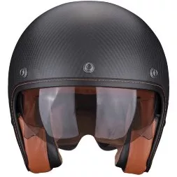 Мотошлем Scorpion Exo Belfast Evo Carbon Solid, цвет Карбон Матовый/Черный