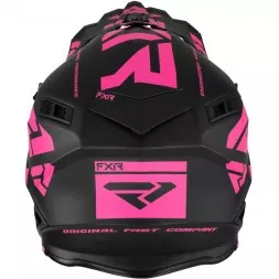 Шлем FXR Helium Race Div Black/Elec Pink D-ring