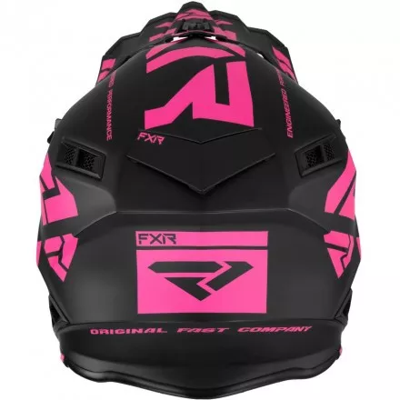 Шлем FXR Helium Race Div Black/Elec Pink D-ring