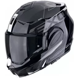 Мотошлем Scorpion Exo-Tech Evo Traveller, цвет Черный/Белый