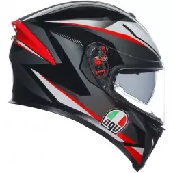 Мотошлем AGV K-5 S Multi Plasma Black/Grey/Red