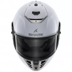 Мотошлем Shark Spartan Rs Blank, цвет Белый/Серебристый