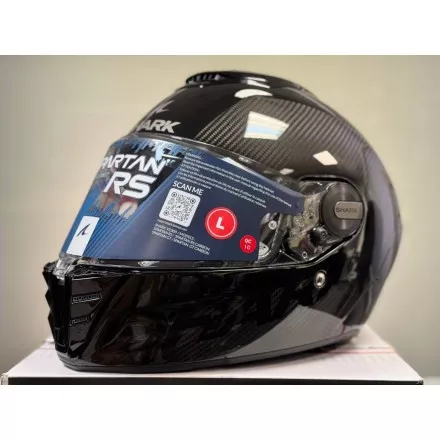 Мотошлем Shark Spartan Rs Carbon Skin, цвет Карбон/Черный