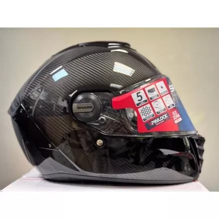 Мотошлем Shark Spartan Rs Carbon Skin, цвет Карбон/Черный