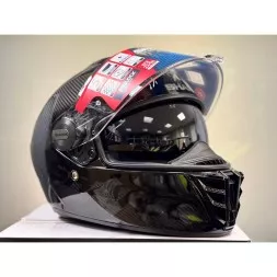 Мотошлем Shark Spartan Rs Carbon Skin, цвет Карбон/Черный
