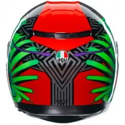 Мотошлем AGV K-3 Kamaleon Black/Red/Green