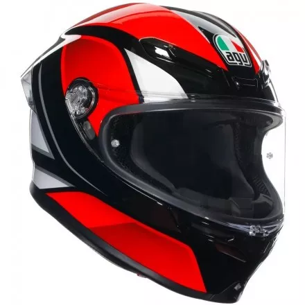 Мотошлем AGV K-6 S Hyphen Black/Red/White