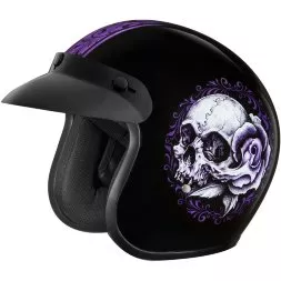 Мотошлем Daytona Floral Scull