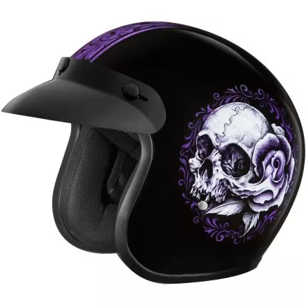 Мотошлем Daytona Floral Scull