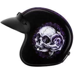 Мотошлем Daytona Floral Scull
