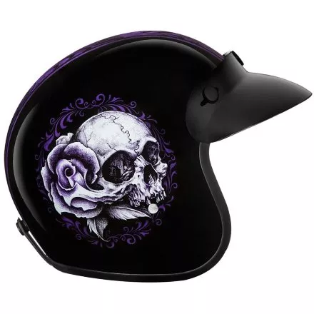 Мотошлем Daytona Floral Scull