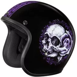 Мотошлем Daytona Floral Scull