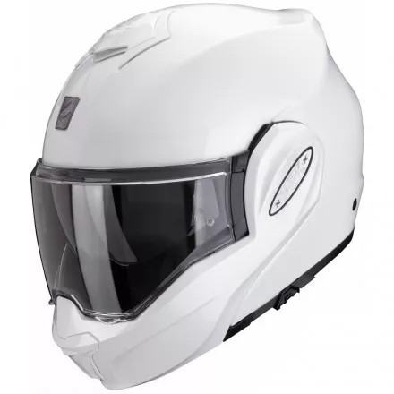 Мотошлем Scorpion Exo-Tech Evo Pro Solid, цвет Белый Металлик