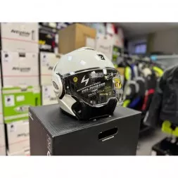 Мотошлем Scorpion Exo-Tech Evo Pro Solid, цвет Белый Металлик