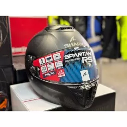 Мотошлем Shark Spartan Rs Carbon Skin Mat, цвет Карбон Матовый/Черный