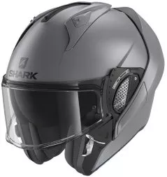 Мотошлем Shark Evo-Gt Blank, цвет Серый Матовый