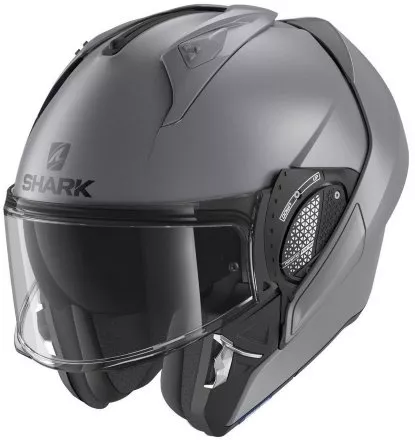 Мотошлем Shark Evo-Gt Blank, цвет Серый Матовый