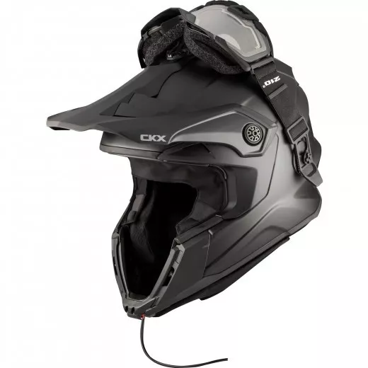 Шлем CKX Titan Electric Matt Black — 