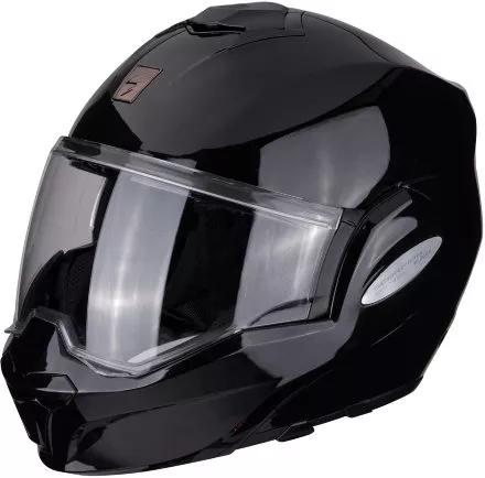  Мотошлем модуляр Scorpion Exo-Tech Solid, цвет Черный