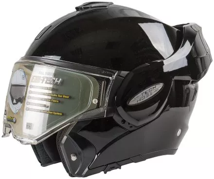  Мотошлем модуляр Scorpion Exo-Tech Solid, цвет Черный