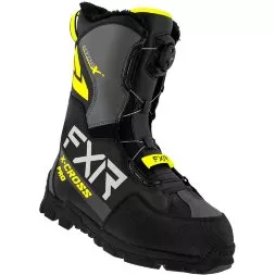 Ботинки FXR X-Cross Pro Boa Black/Hi Vis с утеплителем