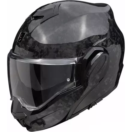 Мотошлем Scorpion Exo-Tech Evo Carbon Onyx, цвет Карбон