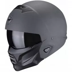 Мотошлем Scorpion Exo Combat II Graphite, цвет Серый