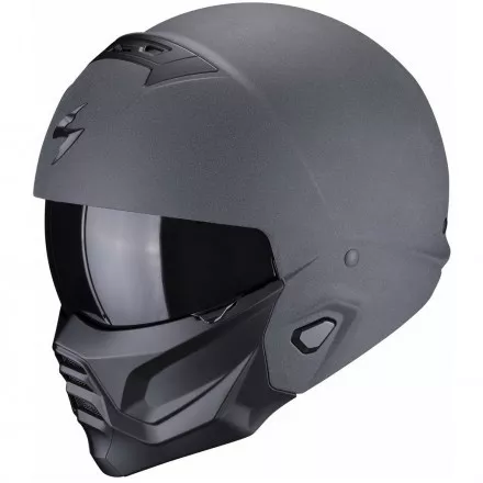 Мотошлем Scorpion Exo Combat II Graphite, цвет Серый