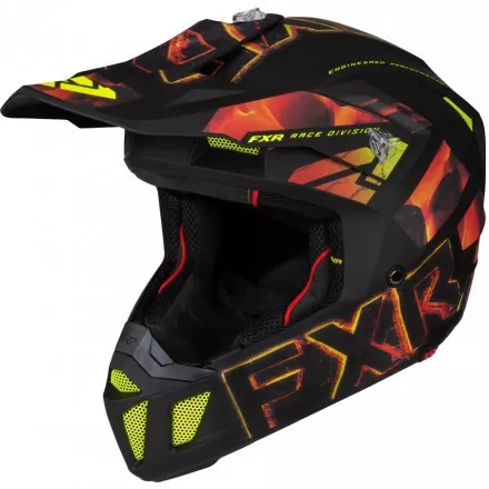 Шлем FXR Clutch Evo LE Magma D-ring