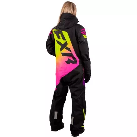 Комбинезон женский FXR CX Neon Fusion/Black без утеплителя 