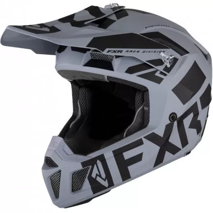 Шлем FXR Clutch Evo LE.5 Steel Black D-ring