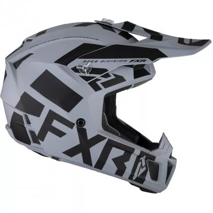 Шлем FXR Clutch Evo LE.5 Steel Black D-ring