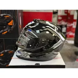  Мотошлем Scorpion Exo-520 Evo Air Ranka, цвет Черный/Белый/Синий