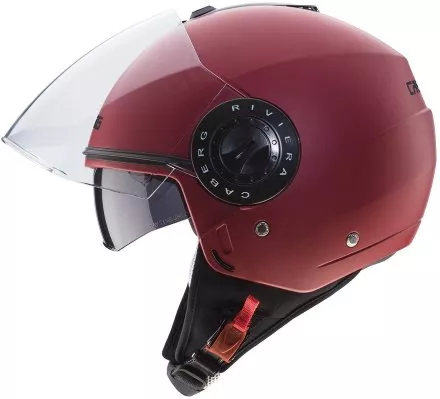 Мотошлем Caberg Riviera V3, цвет Красный Матовый