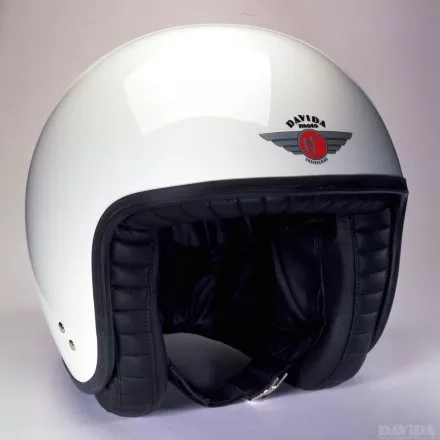 Открытый мотошлем Davida Speedster White