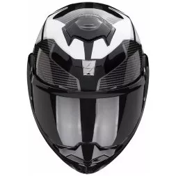Мотошлем Scorpion Exo-Tech Evo Animo, цвет Черный/Белый