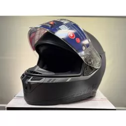 Мотошлем Shark Skwal i3 Blank SP Mat, цвет Серый Матовый
