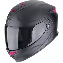 Мотошлем Scorpion Exo-Gt SP Air Solid, цвет Черный Матовый/Розовый