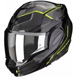 Мотошлем Scorpion Exo-Tech Evo Animo, цвет Черный/Желтый Неон