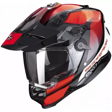 Мотошлем Scorpion Exo ADF-9000 Air Trail, цвет Черный/Красный