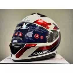 Мотошлем Shark Skwal i3 Rhad, цвет Белый/Синий/Красный