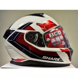 Мотошлем Shark Skwal i3 Rhad, цвет Белый/Синий/Красный
