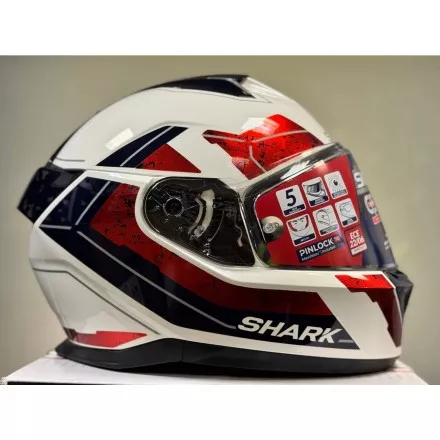Мотошлем Shark Skwal i3 Rhad, цвет Белый/Синий/Красный