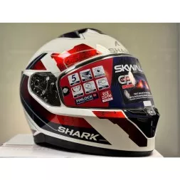Мотошлем Shark Skwal i3 Rhad, цвет Белый/Синий/Красный