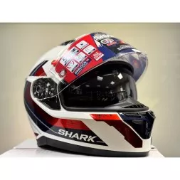 Мотошлем Shark Skwal i3 Rhad, цвет Белый/Синий/Красный