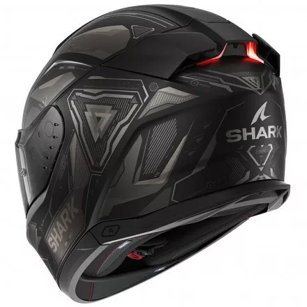 Мотошлем Shark Skwal i3 Linik Mat, цвет Черный/Серый